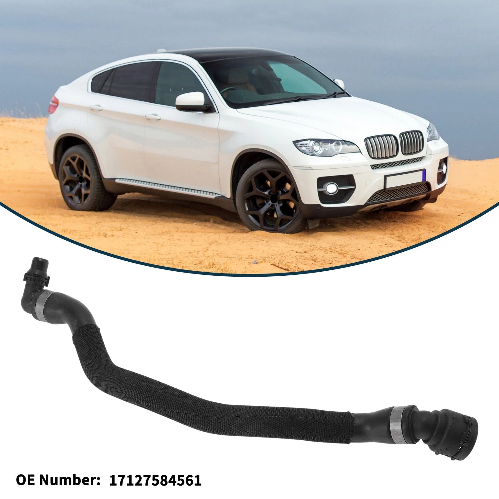 Radiator Hose No.17127584561 for BMW X6 (2008–2011)