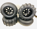 Pro Armor Knight 15" Wheels & 32" Sand Paddle Tires for Polaris RZR