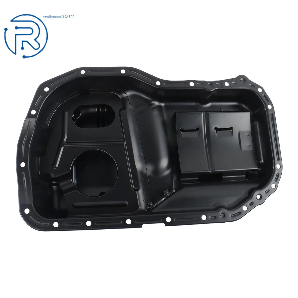 Engine Oil Pan for Mitsubishi Lancer (2004–2006) Black with Drain Plug