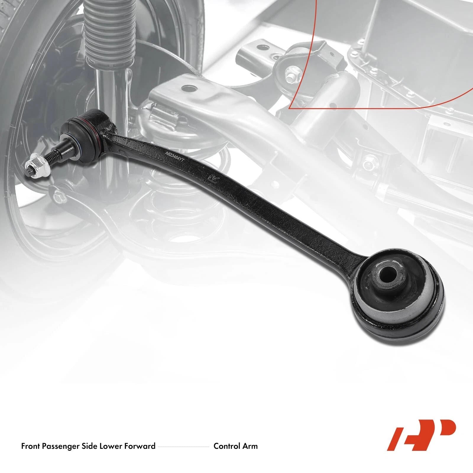 Front Right Lower Control Arm with Ball Joint for Ford Mustang (2015-2021)