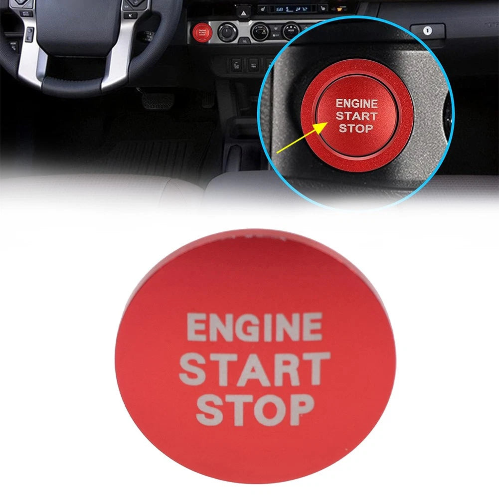 Push Button Cover for Toyota Tacoma, Yaris, Camry, Prius (2016–2023) Red