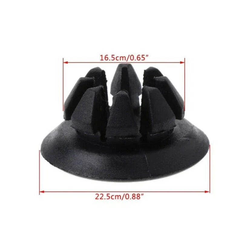 Hood Support Prop Rod Holder Clip Black+White for Accord Prelude