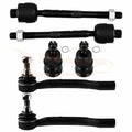 Set of 6 Tie Rods and Lower Ball Joints for Honda Pilot (2003–2005)