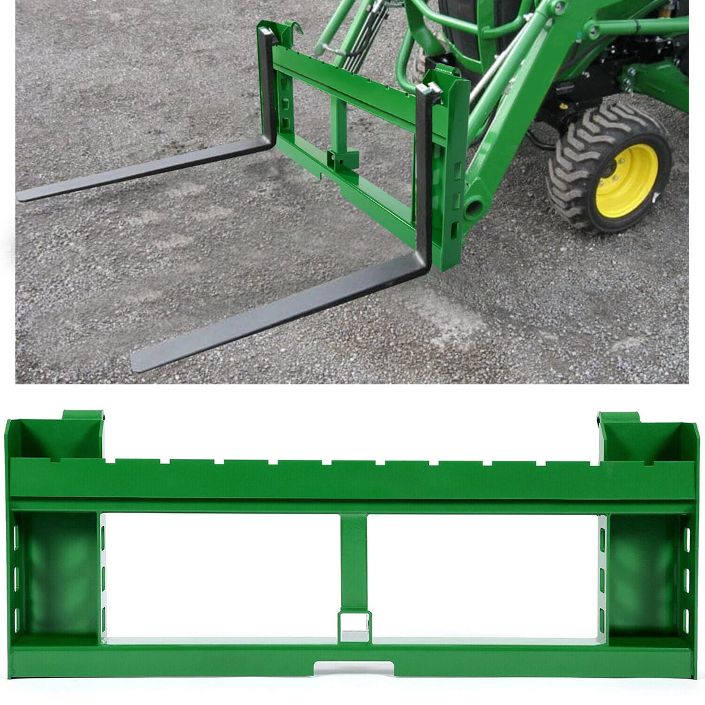 Pallet Fork Frame for John Deere Skid Steer Loader (4000lbs, Quick Tach)