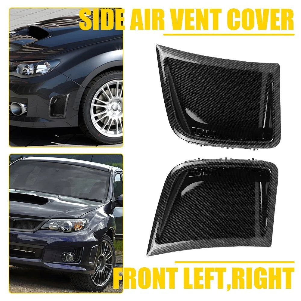 2X Left & Right Bumper Side Air Vents for Subaru Impreza WRX STI (2008–2014)