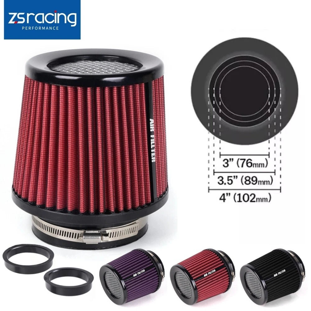 3" Cold Air Intake Filter for High Performance Vehicles