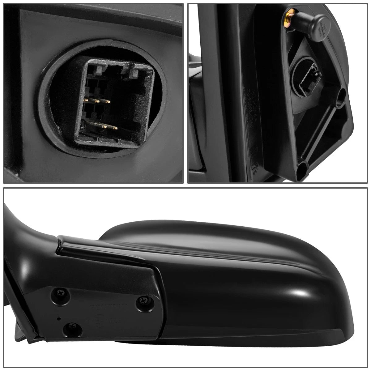 Powered Folding Heated Door Mirror Left for Hyundai Santa Fe (2001–2003) HY1320138