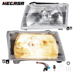 Headlights with Bulbs & Wiring Kit for Peterbilt 375 385