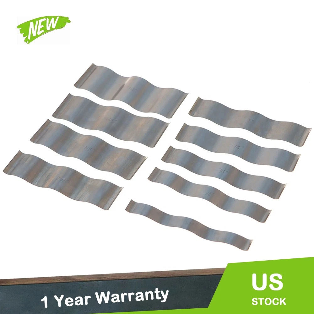 Set of 9 Wavy Steel Parallel Blocks for Precision Machining