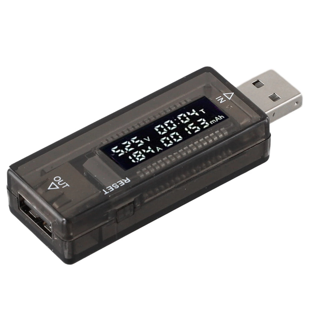 USB Current Meter with LCD Display for Universal Use