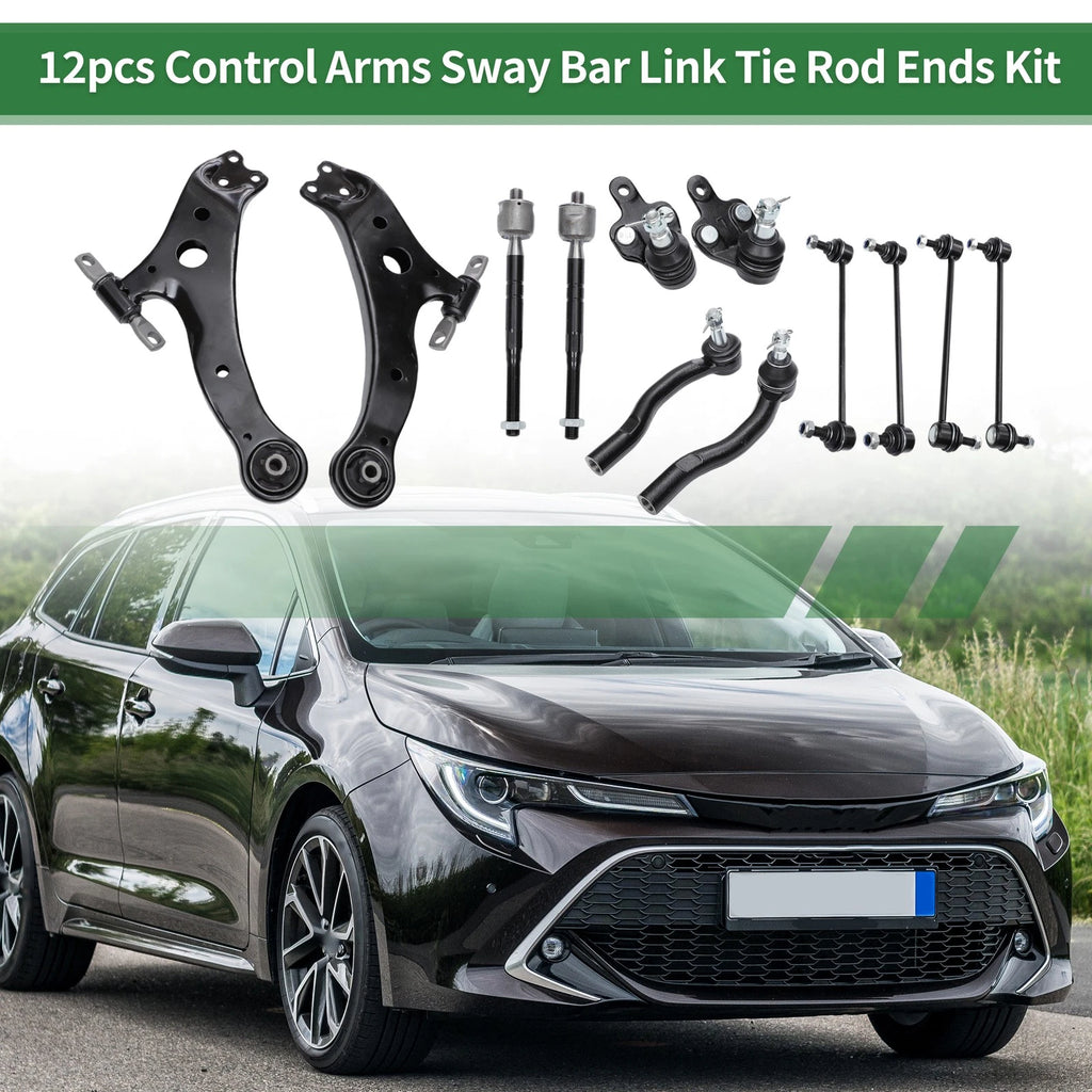 12pcs Front Suspension Kit Lower Control Arm for Toyota Camry (No. ES80602/K750011)