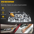 Headlight Assembly Black Pair for Honda Civic 2Dr, 4Dr (2012–2015)