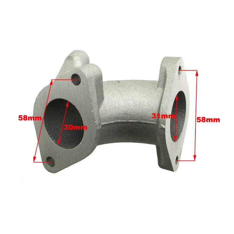 30mm Carburetor Intake Manifold for PIT PRO ZS190 190cc Dirt Bike