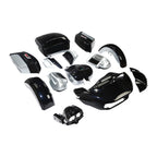 Fairings Body Kit for Harley Road Glide (2015–2024) Midnight Blue Barracuda Silver