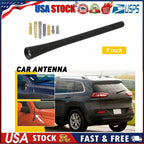 7" Short Black Antenna Mast for Nissan Rogue (2008â2020)