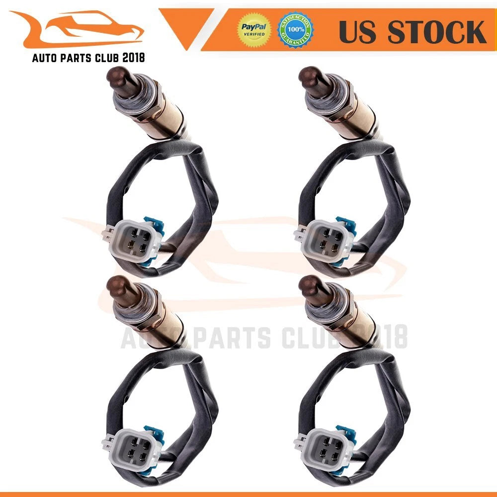 Set of 4 Oxygen Sensors O2 for 2003-2005 GMC Chevy Yukon Tahoe 5.3L