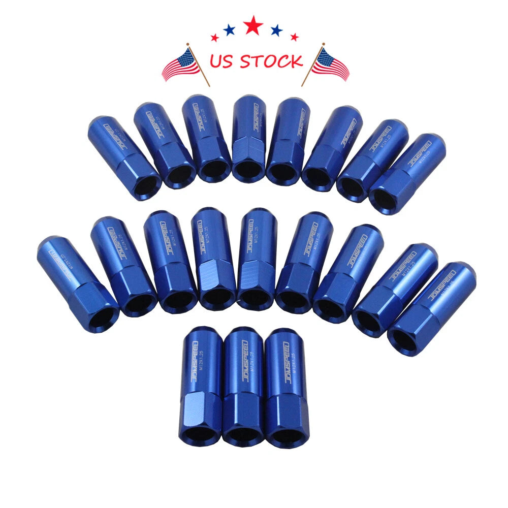 Set of 20 Extended Wheel Rim Lug Nuts for Nissan Suzuki (M12X1.25)