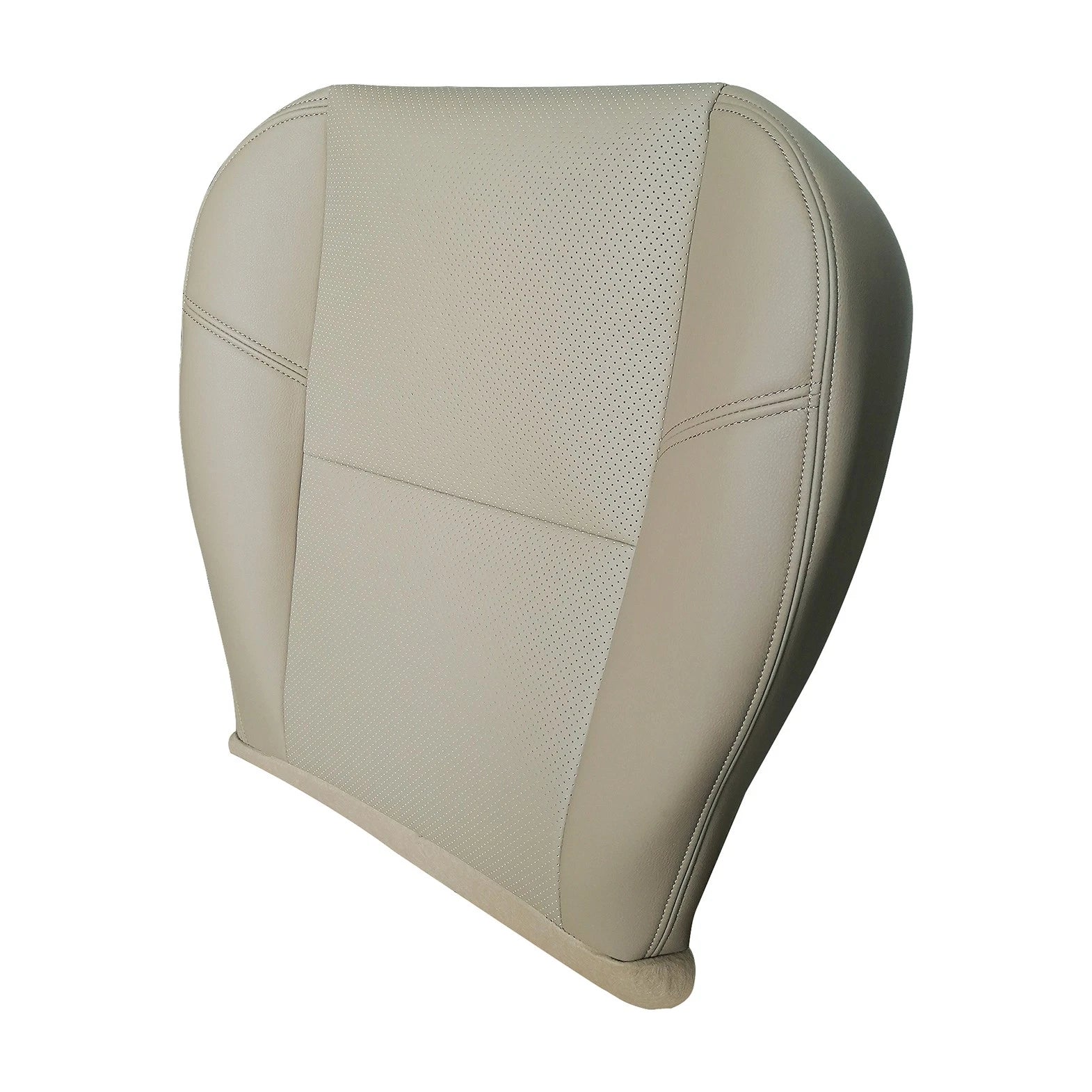 Front Bottom Leather Seat Cover for Cadillac Escalade (2007–2014) Tan