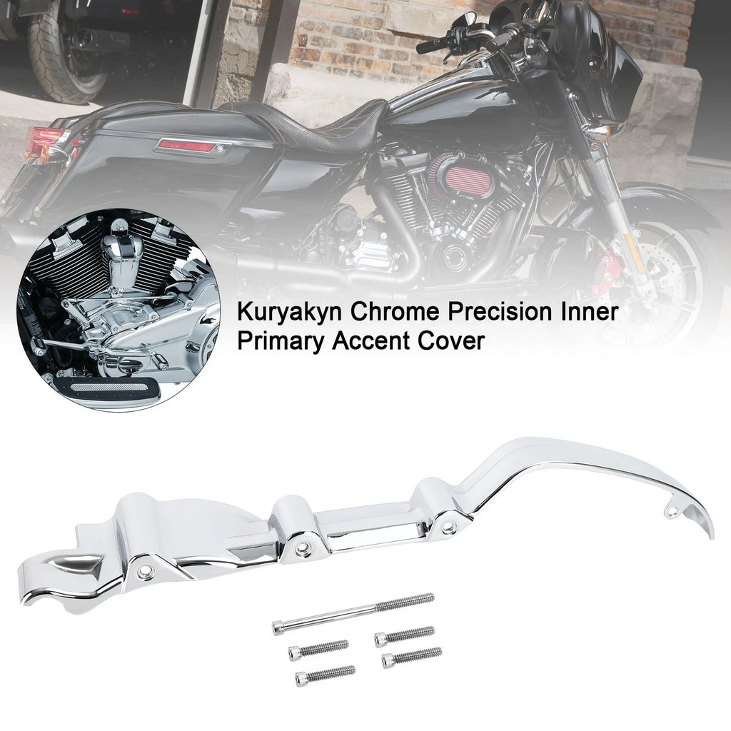 Chrome Precision Inner Primary Accent Cover for M8 (2017–2020)