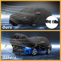 Car Cover Waterproof All Weather for BMW 1 Series Sedan Black Aluminum Film