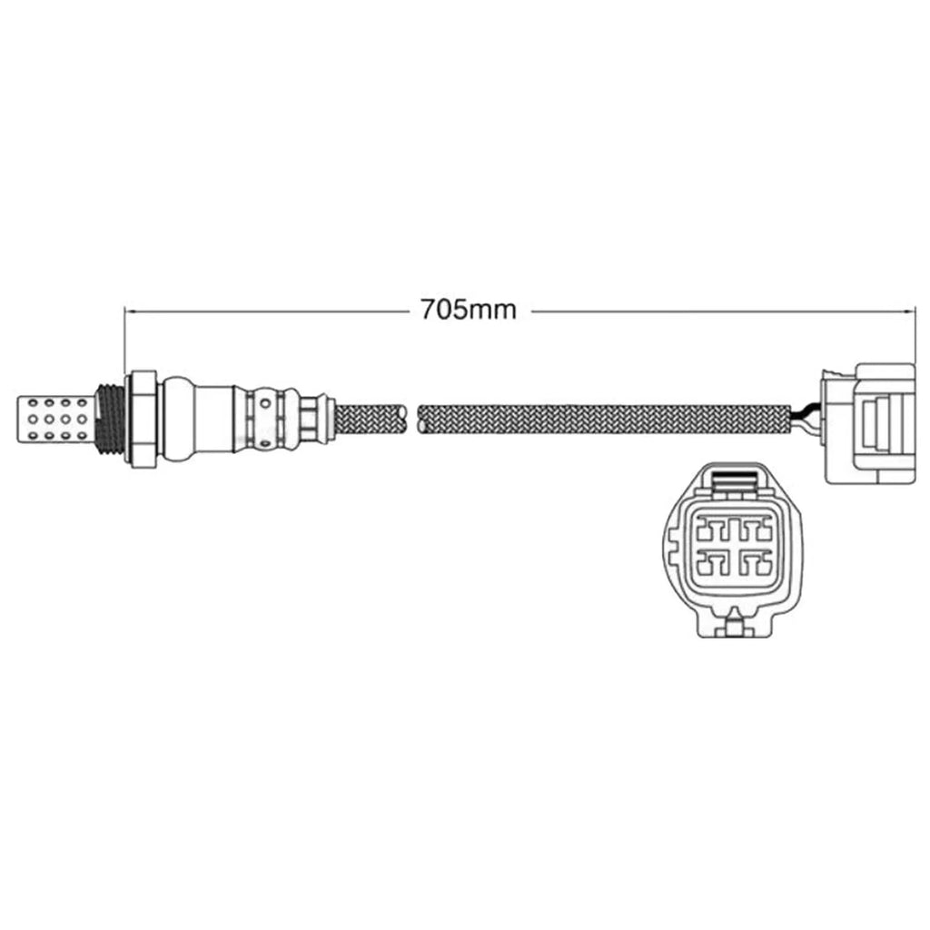 LH Front Bank Lambda O2 Sensor for Mitsubishi 380 (2005 - 2008)