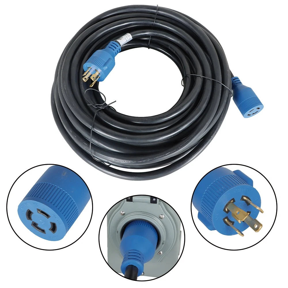 30 Amp Generator Cord for Power Inlet Box (75FT)