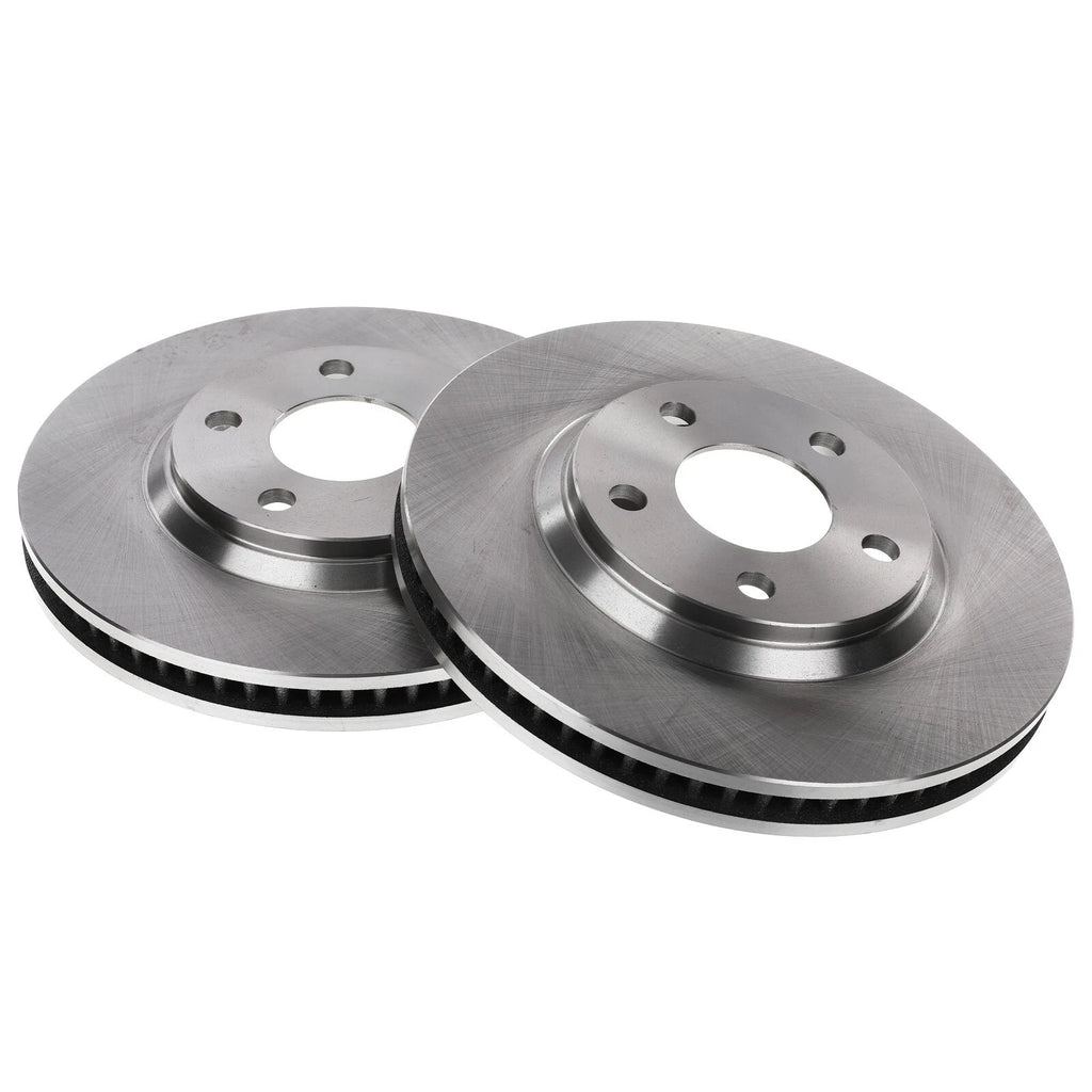 Set of 2 Front Disc Brake Rotors & Ceramic Pads for Chevy Impala (2000–2005)
