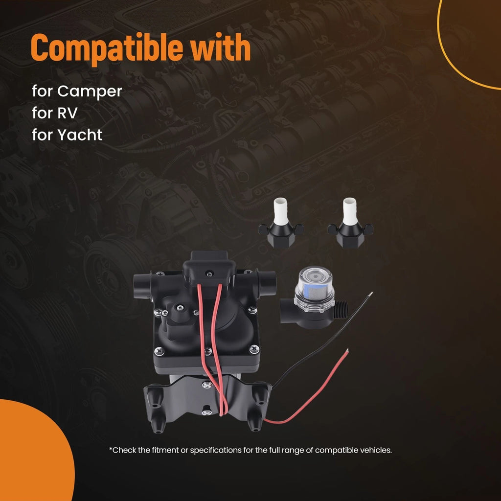 12V Marine System Kit for Camper RV Yacht (4008–101-A65) (3.0 GPM)