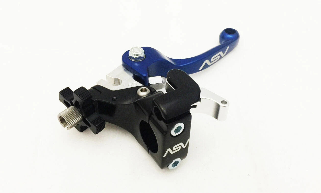 ASV F3 Front Brake Clutch Perch Levers Set of 2 Blue for RMZ250 RMZ450 (2007–2023)