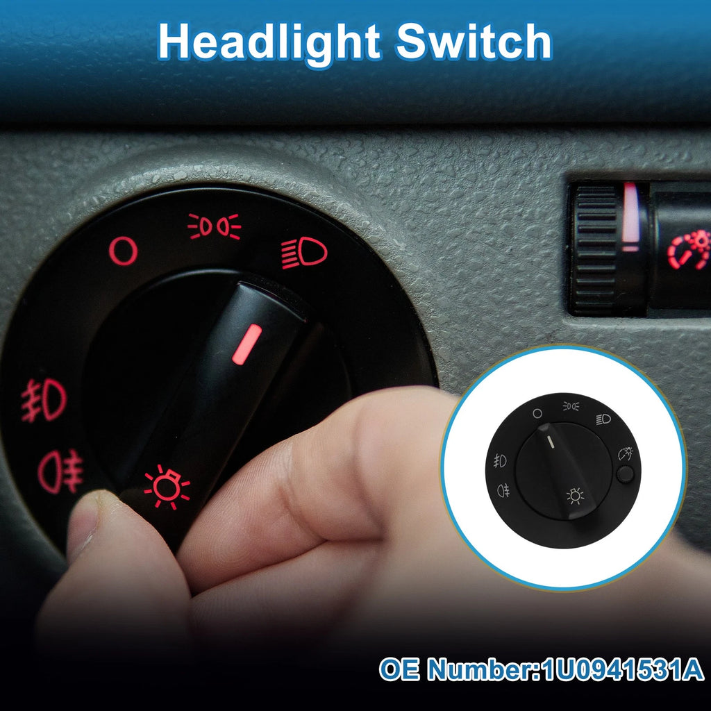 Headlight Switch for Audi A3 8L (1997–2003) No. 1U0941531A