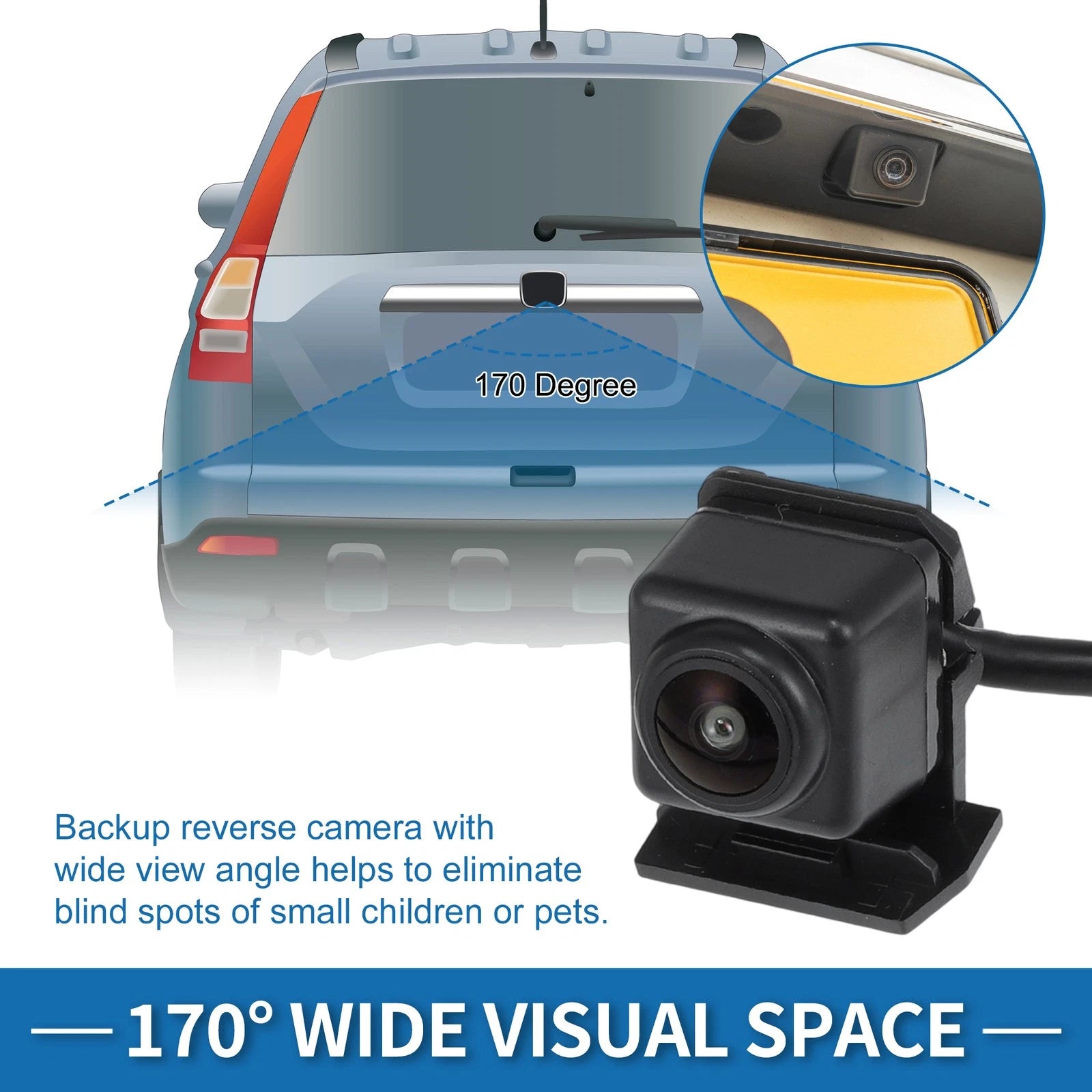 Rear View Camera for Chevrolet Suburban Tahoe GMC Yukon Escalade (2017–2020)