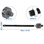4 x Front Inner Tie Rods with Boots for Chrysler 300 (2011-2014)
