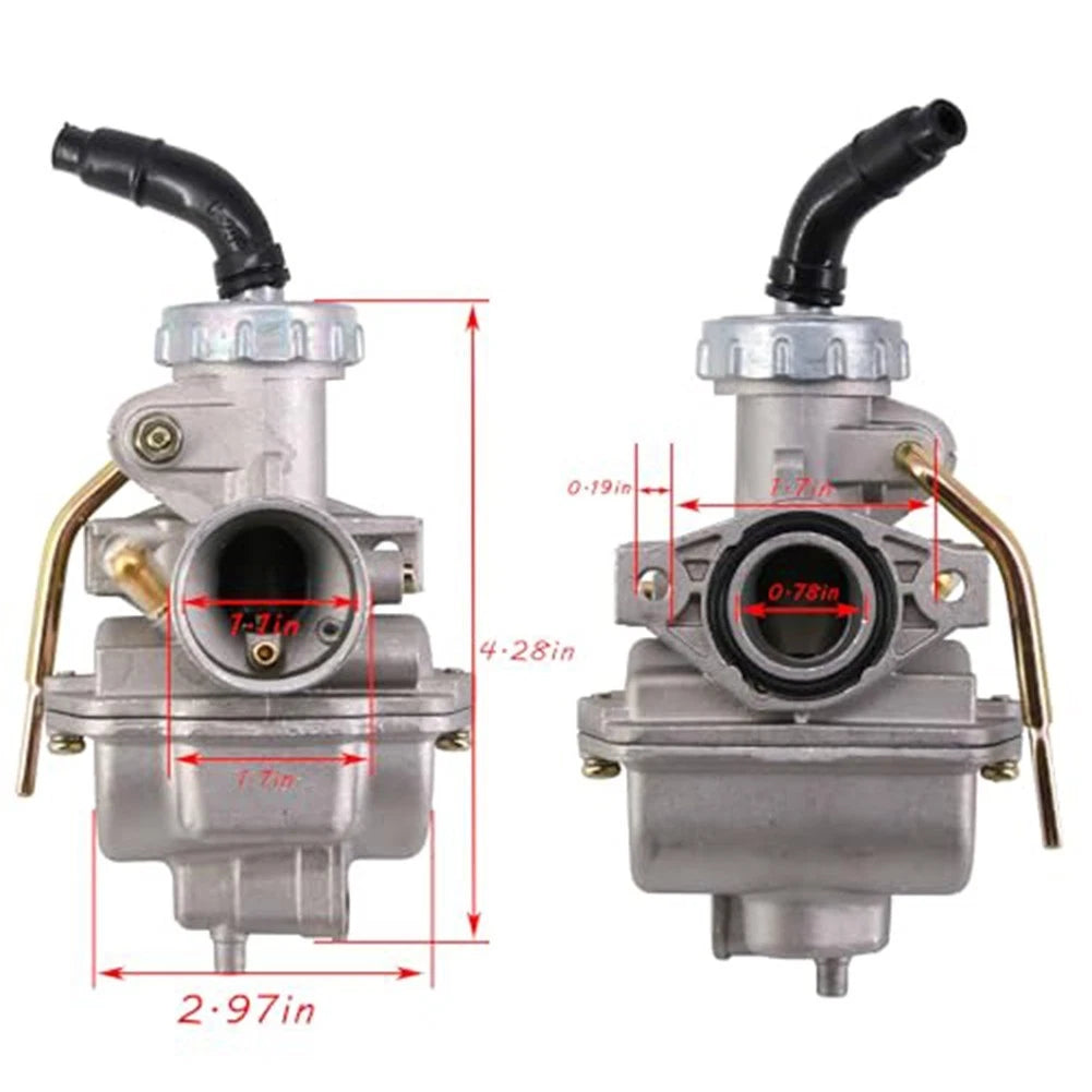 Carburetor Set for Kazuma Baja TaoTao ATVs Dirt Bikes (PZ20)