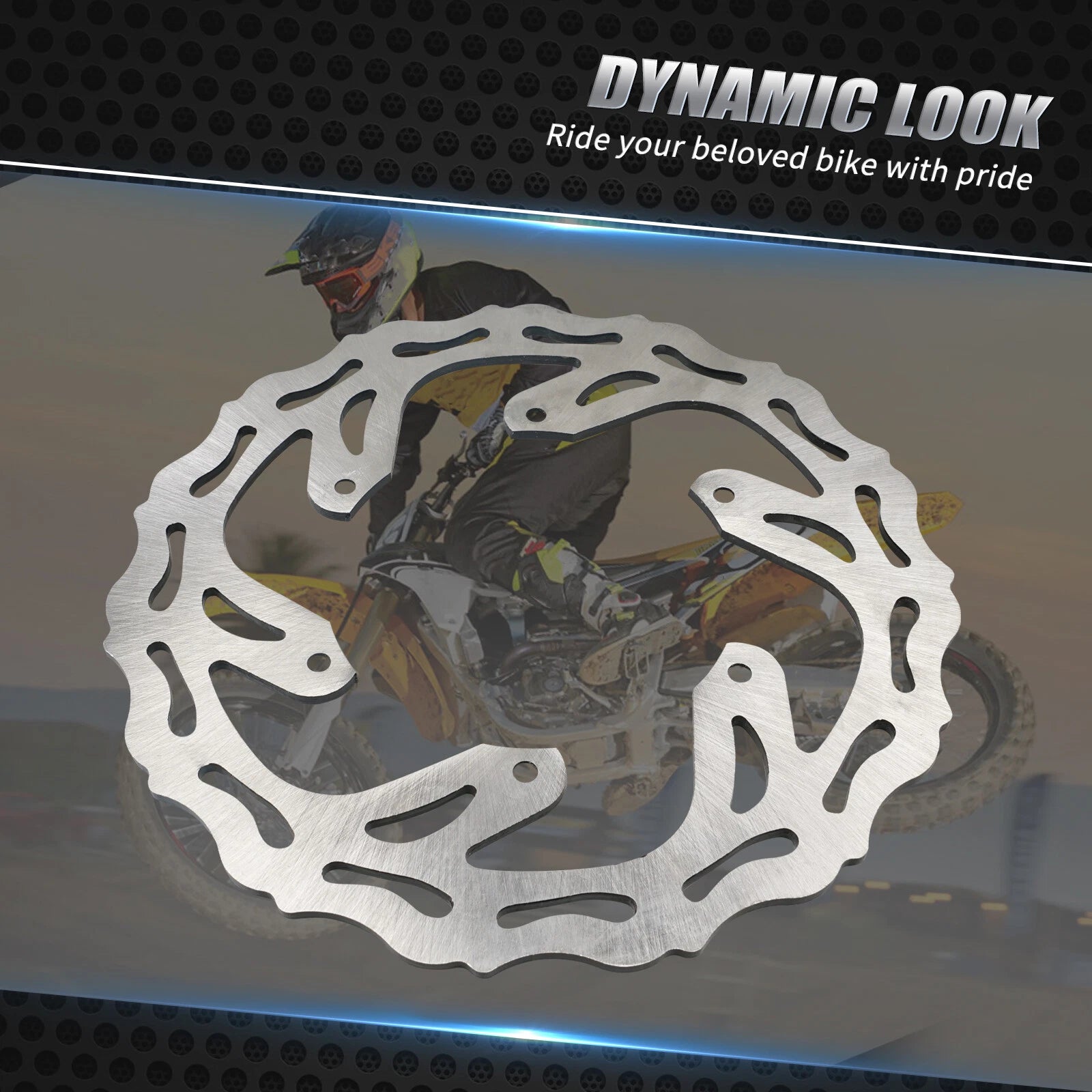 Front Brake Rotor Disc for Suzuki RM125 RM250 DR250R (1989–2008)