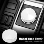 Model Knob Cover for Subaru Forester Impreza XV Crosstrek (2019–2021) Silver Tone