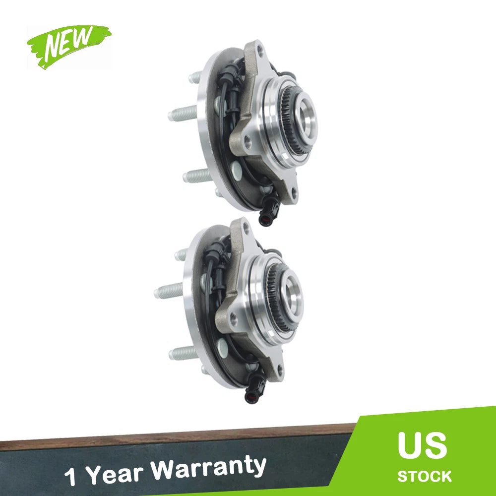 2X Front Wheel Hub Bearings for Ford Expedition Lincoln Navigator (2000–2006) 4WD