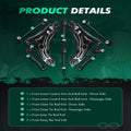 8x Front Lower Control Arm Tie Rod Kit for Chevrolet Pontiac Suzuki