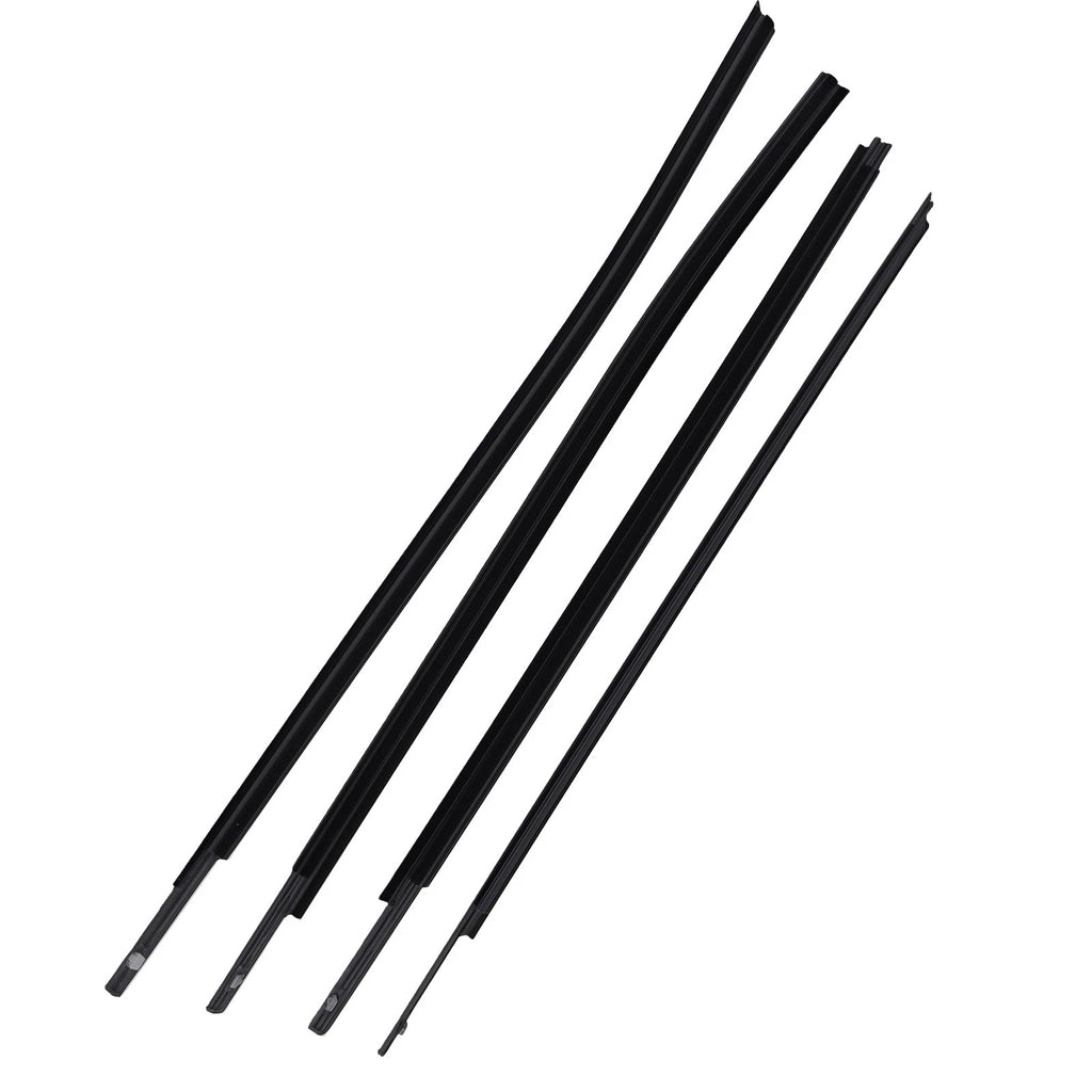 Set of 4 Window Belt Weatherstrips for Toyota Tundra CrewMax (2007–2019)