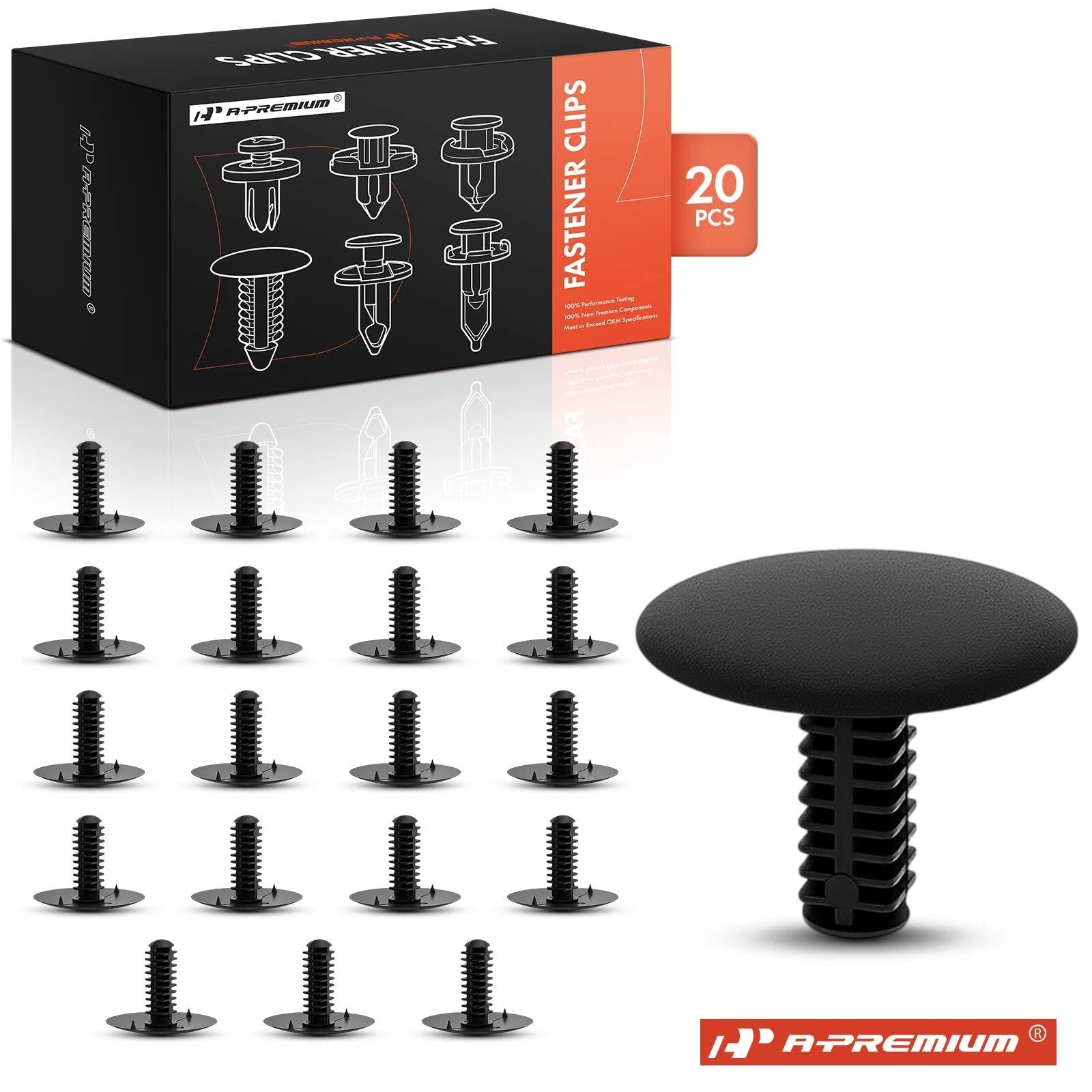 20Pcs Nylon Trim Panel Retainer Clips for Honda Accord Nissan