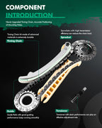Timing Chain Kit with Gears for Ford Mazda Mercury SOHC 4.0L (1997–2009)
