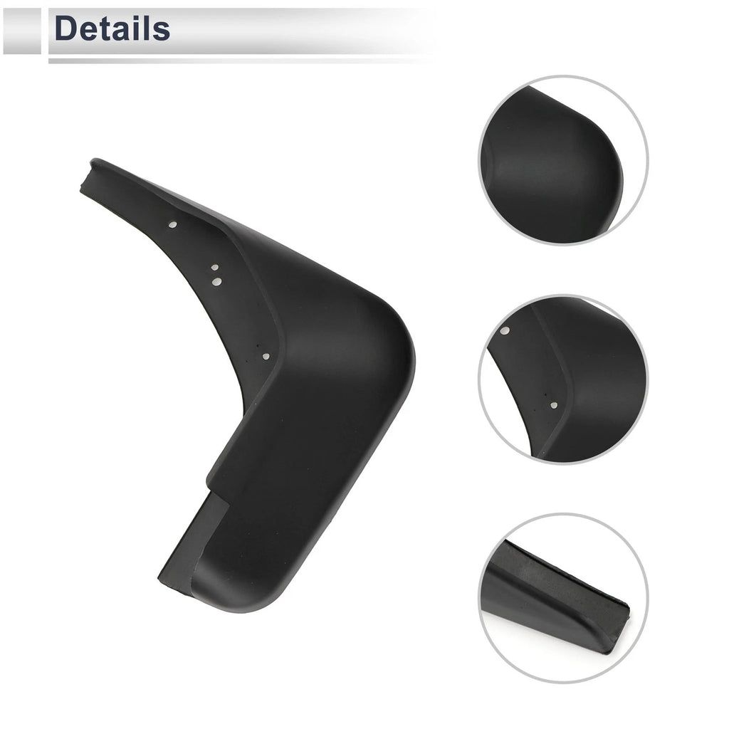 Set of 4 Mud Flaps Splash Guards for Audi A4 (2012–2015)