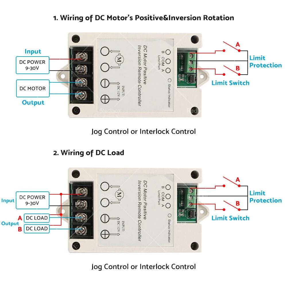 Wireless Remote Controller for Linear Actuator 12V DC 1000N 450mm