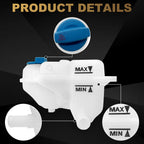 Coolant Tank Reservoir Overflow Bottle with Cap for Audi A4 (2002–2009)