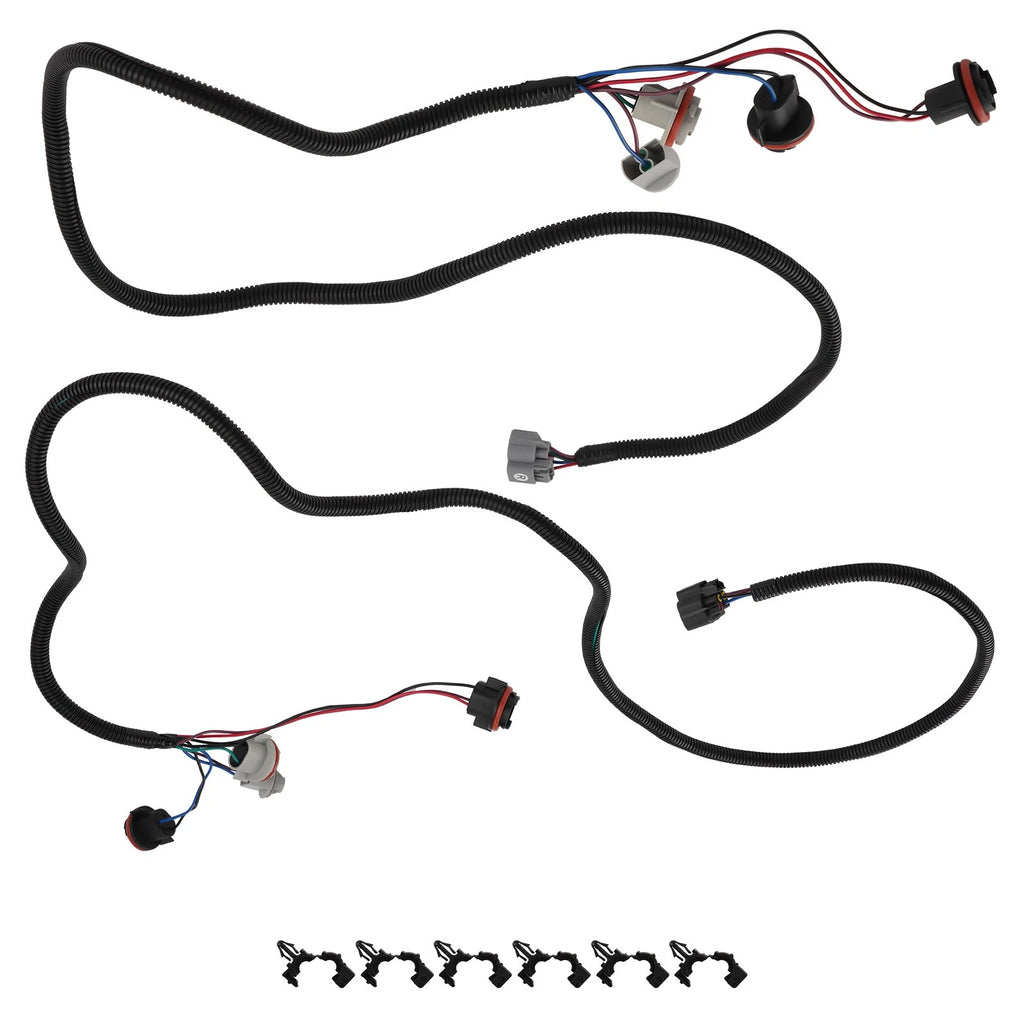 Pair Tail Lamp Wire Harness for Chevrolet Silverado 1500 2500HD 3500HD (2008–2009)