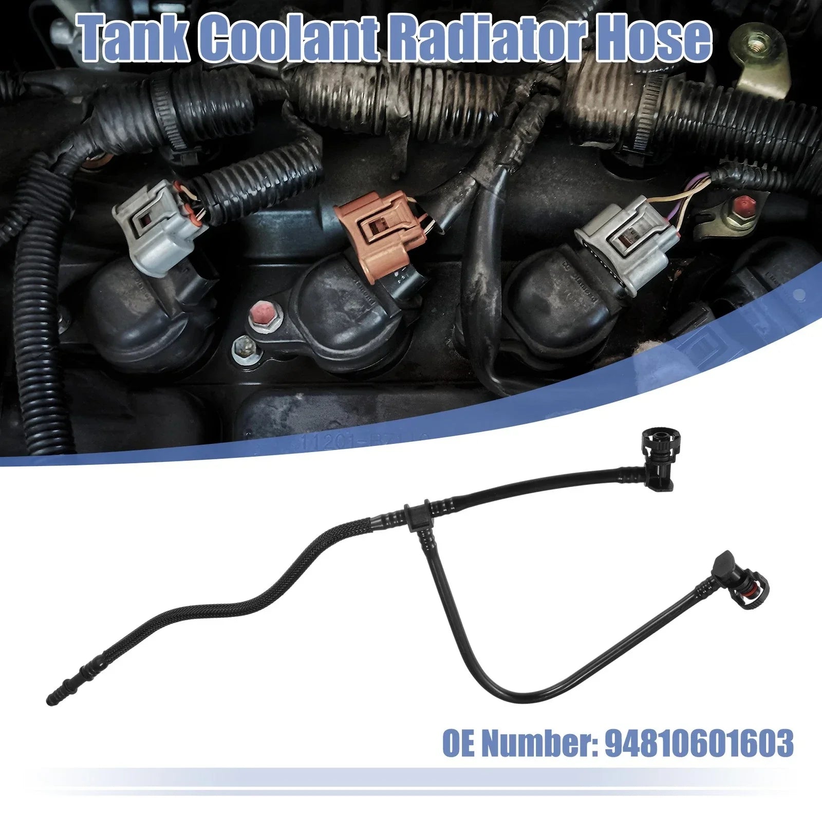 Heater Hose Radiator Expansion Tank Pipe for Porsche Cayenne (2003-2010)