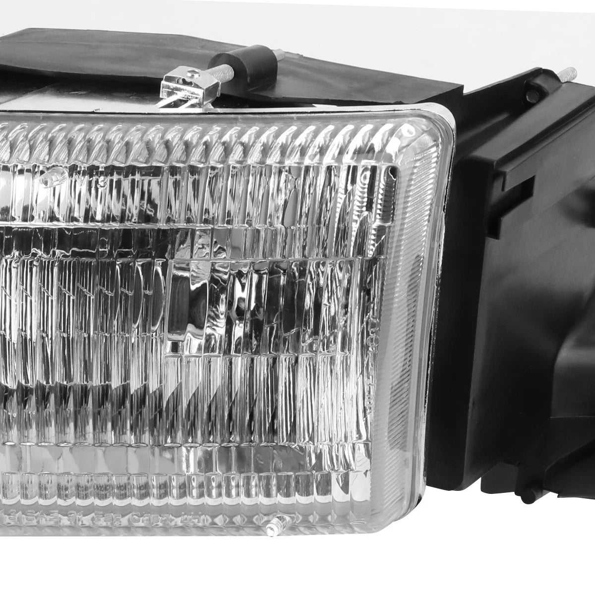 Chrome Housing Crystal Headlight Pair for Dodge Ram Pickup (1994–2002)