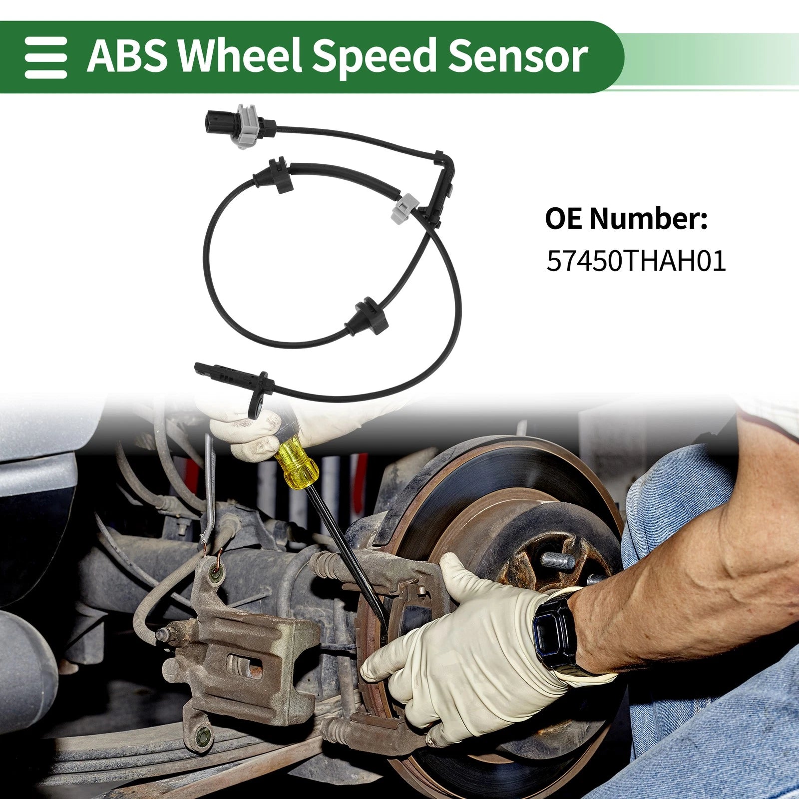 ABS Wheel Speed Sensor No. 57450THAH01 for Honda Avancier (1997–2003)