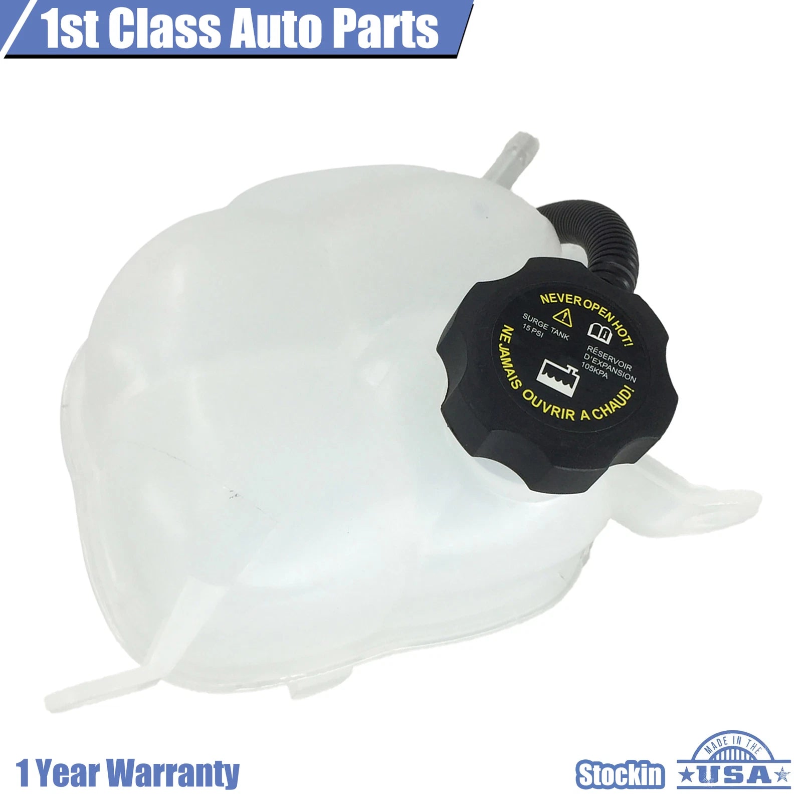 Radiator Coolant Recovery Tank with Cap for Chevy Equinox (2005)