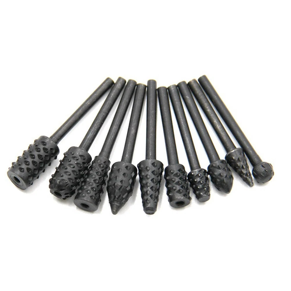 Rotary File 3mm Shank 1/8" 45# Carbon Steel for