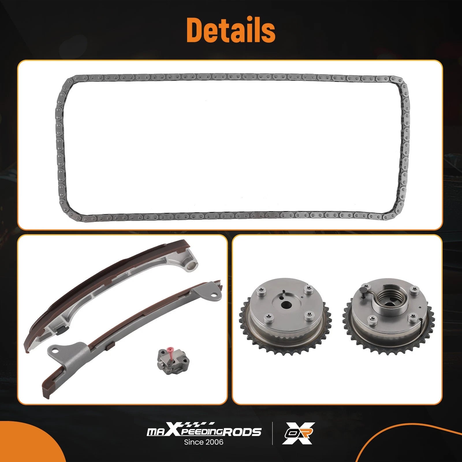 Timing Chain Kit VVT for Toyota RAV4 Highlander Sienna Venza Camry (2009–2014)